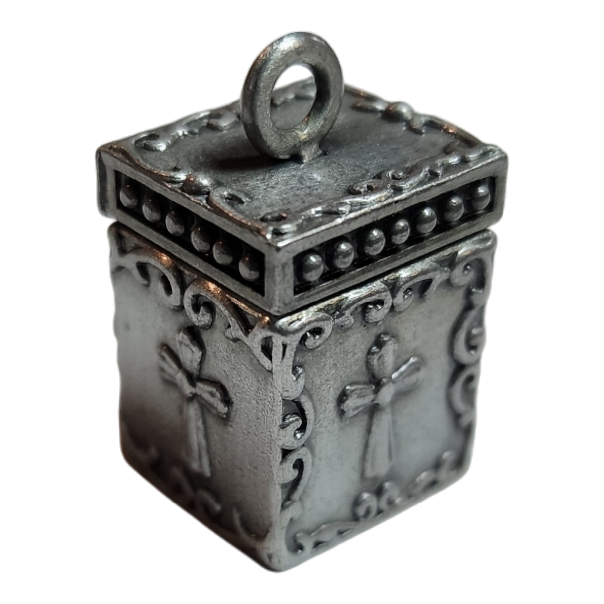 The Three Angels Prayer Box Charm