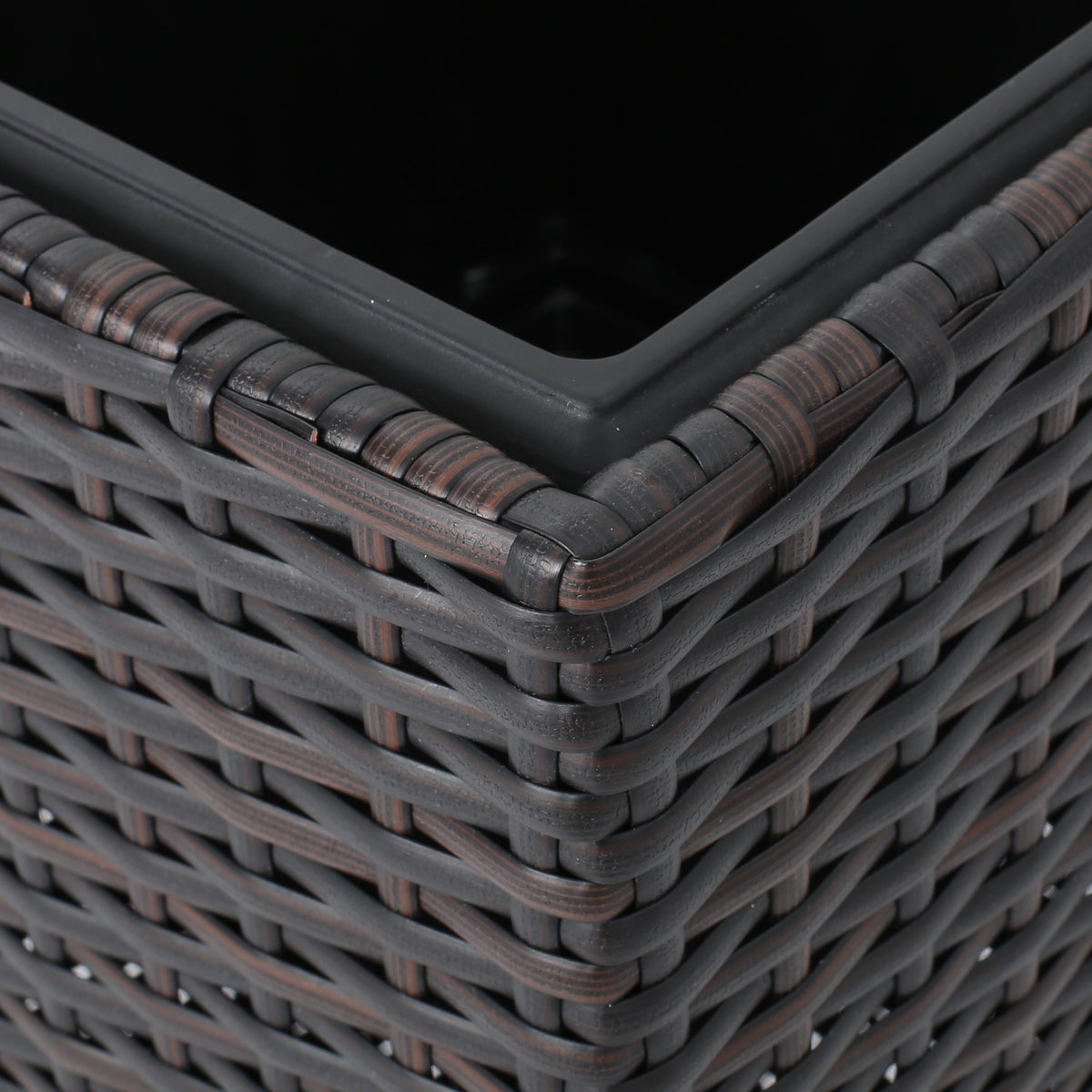 Rattan Flower Pot - Brown
