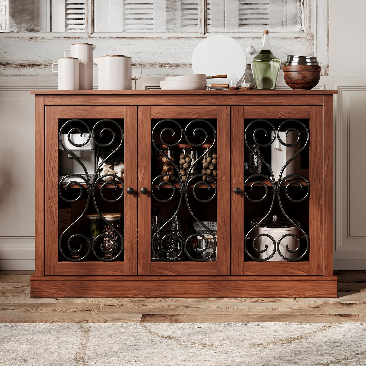 Morden Fort Sideboard Buffet Cabinet with Storage