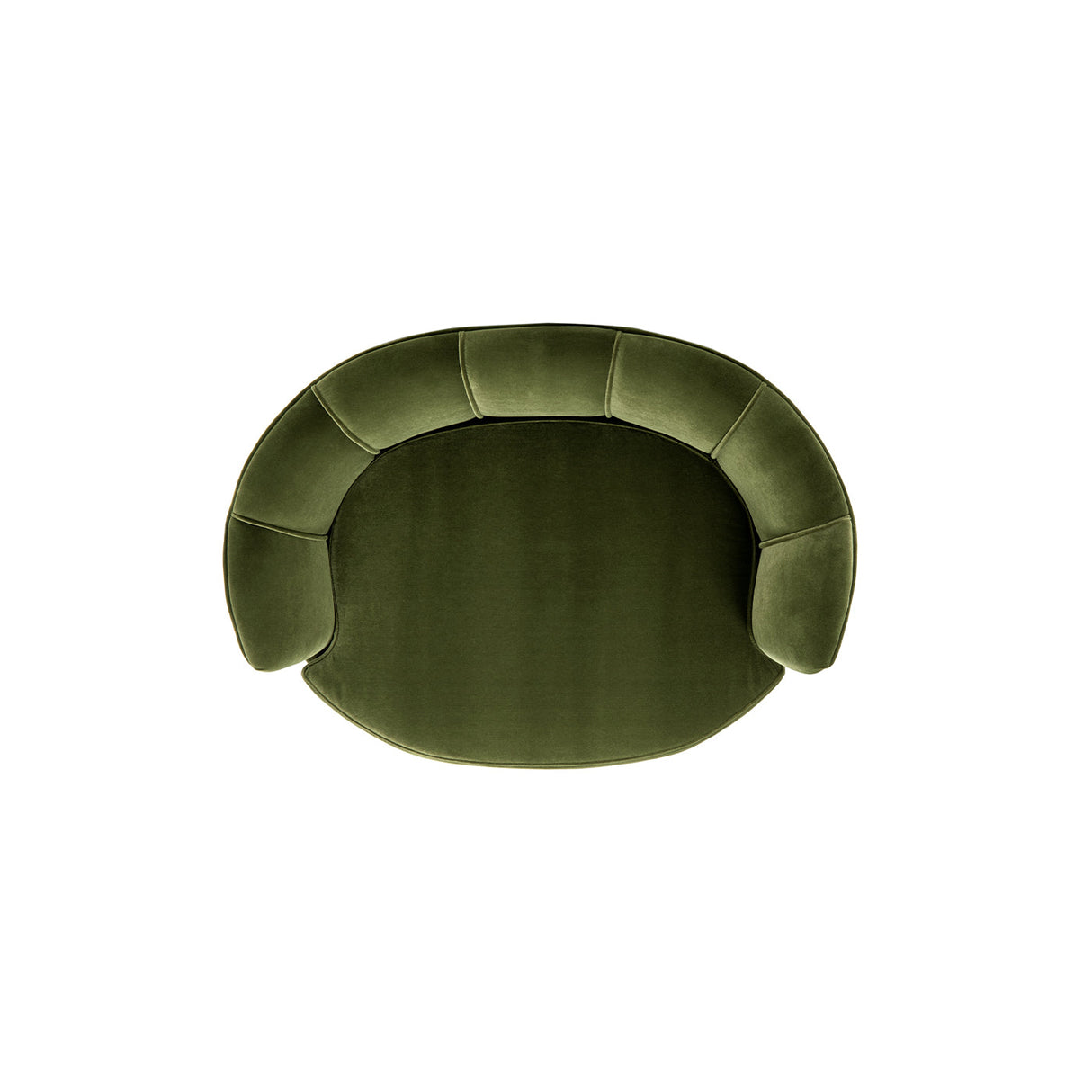 Clara 34.5" Scalloped Pet Sofa Bed - Medium, Olive