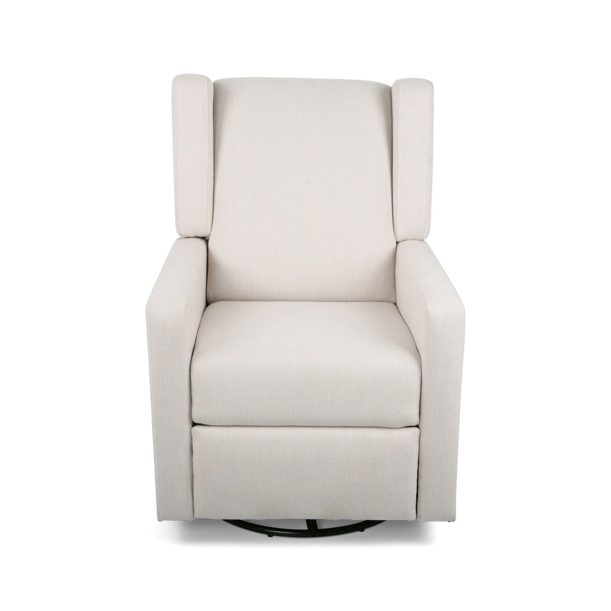 Landau Contemporary Fabric Upholstered Swivel Recliner