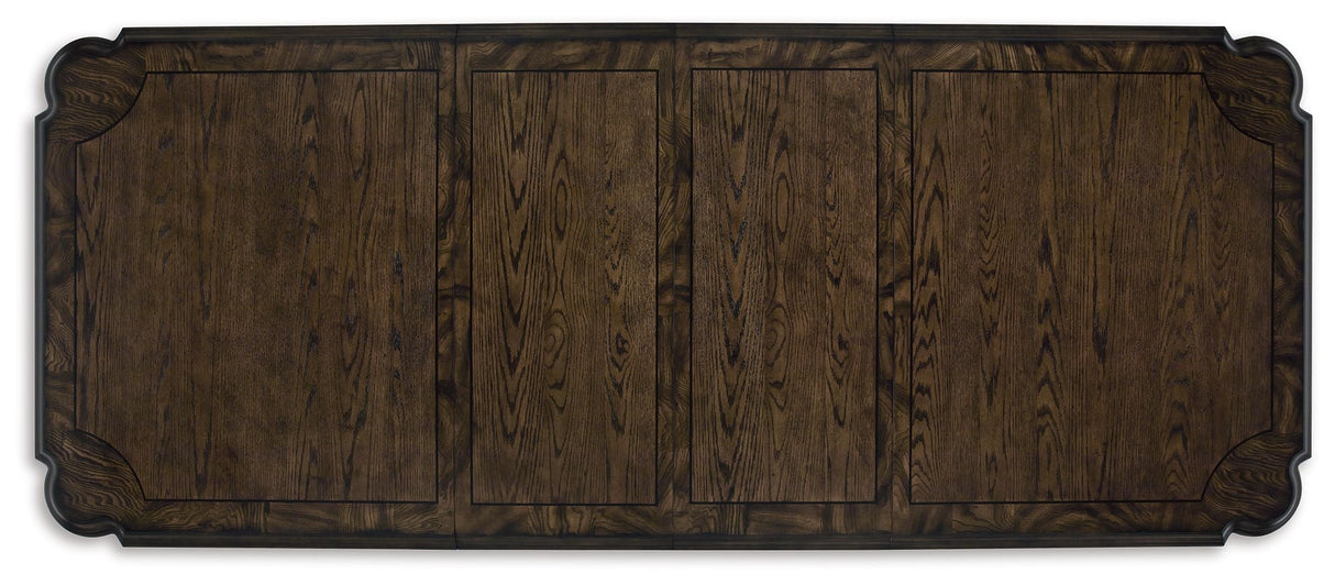 Maylee - Dining Extension Table - Dark Brown