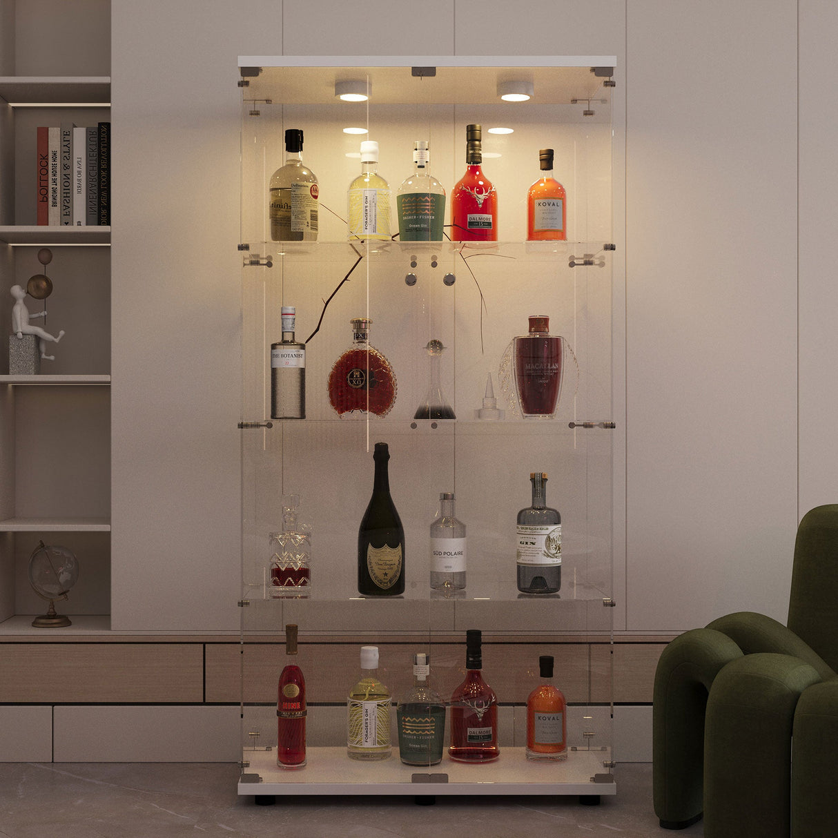 Tempered Glass Display Cabinet