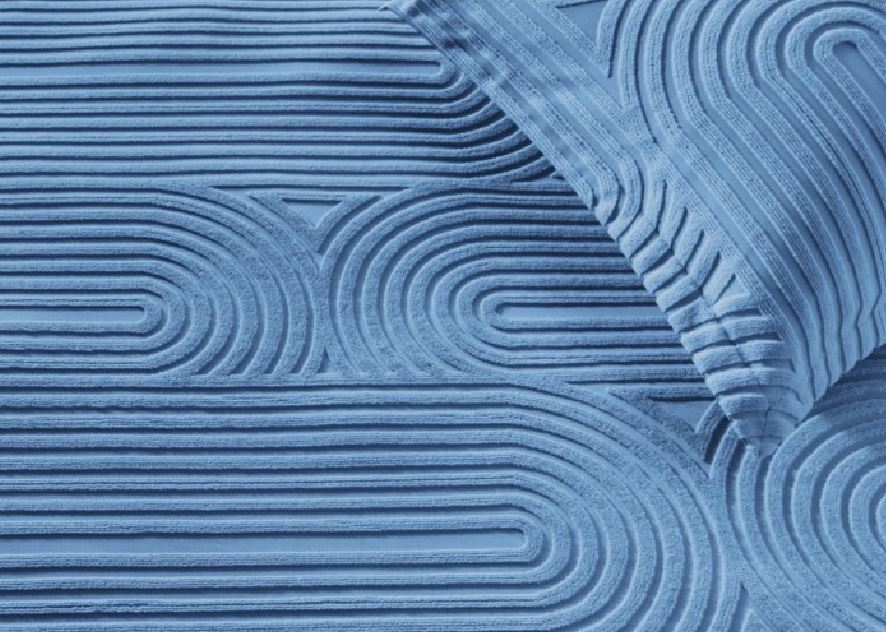 BedGear Performance Duvet Set, King - Stonewash Blue/Racetrack