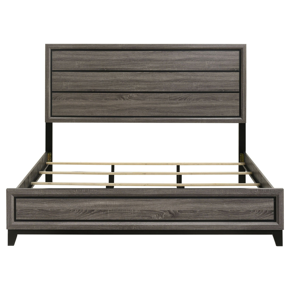 Carina - Eastern King Bed - Oak