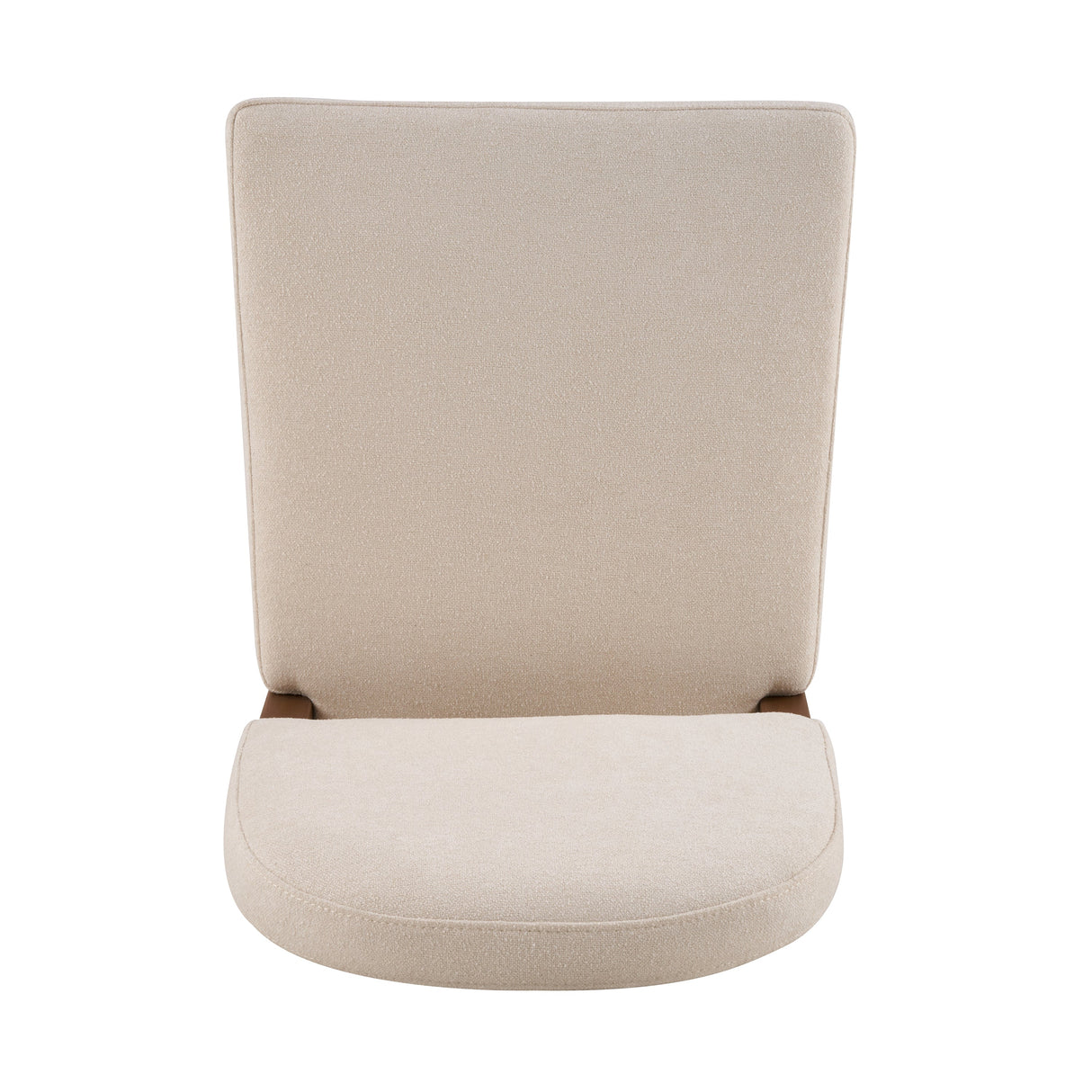 26'' Seat Height Fabric & Rubberwood Bar Stool