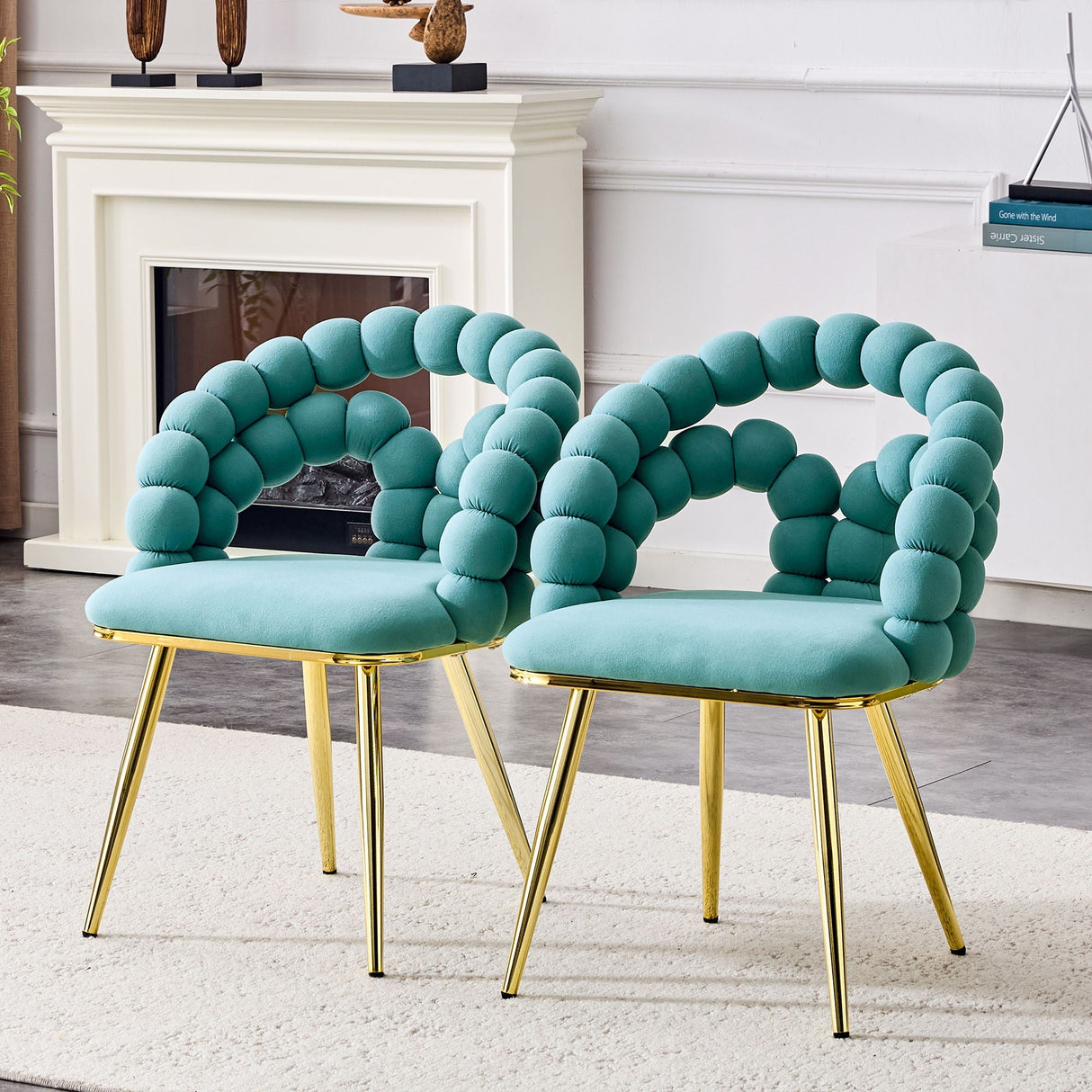 Puffy Bubble Ball Chain Chairs For Dining Room