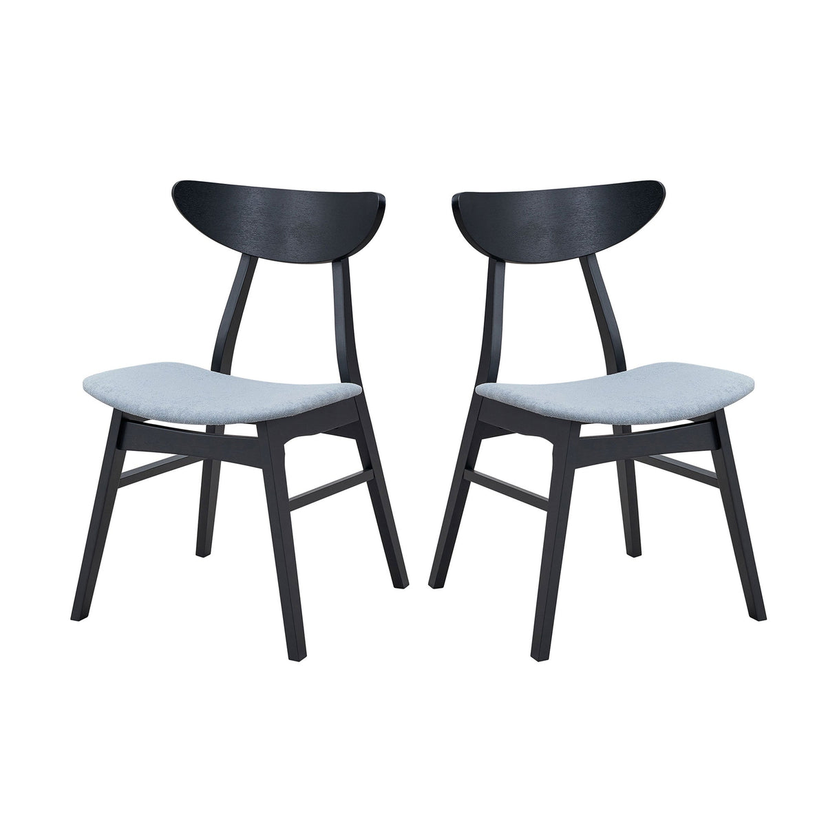 Modern Dining Table Set of 7: 1 Table + 6 Chairs