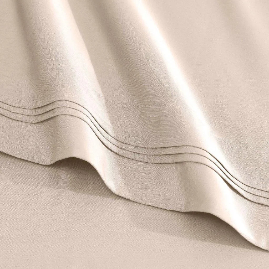Egyptian Cotton Sateen Sheet Set 1500 Thread Count Ivory - Egyptian Cotton Sheet Set by Superior Brand