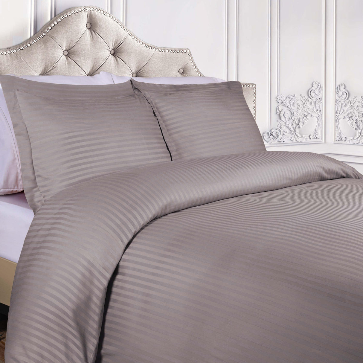 Egyptian Cotton 300 Thread Count Duvet Cover Set - Egyptian Cotton Duvet Cover Set by Superior Brand