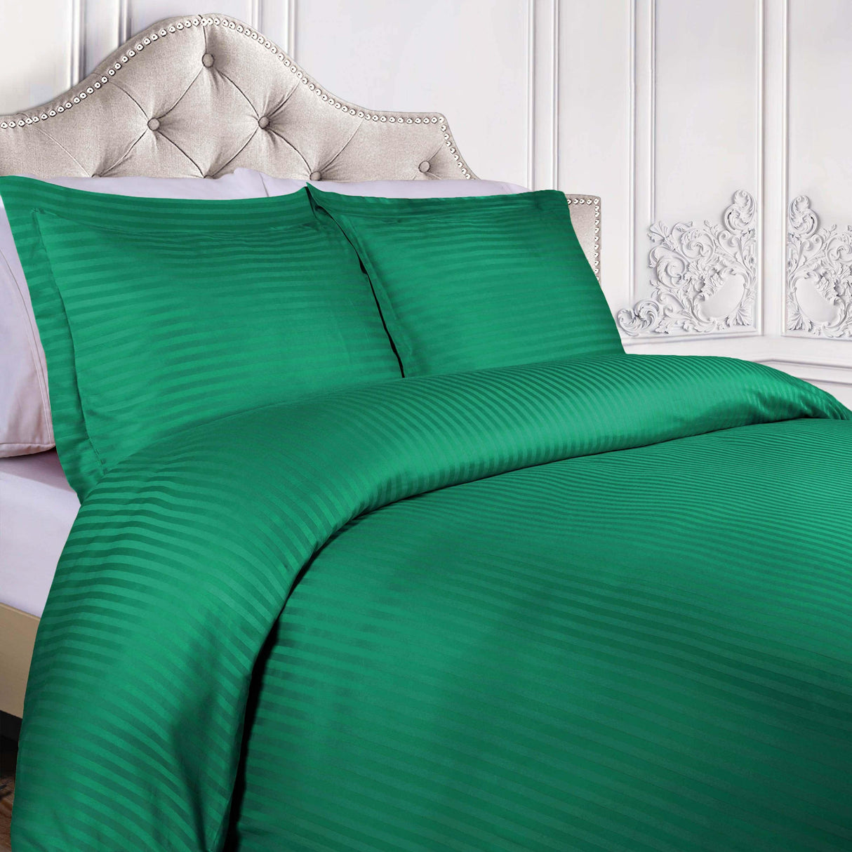 Egyptian Cotton 300 Thread Count Duvet Cover Set - Egyptian Cotton Duvet Cover Set by Superior Brand