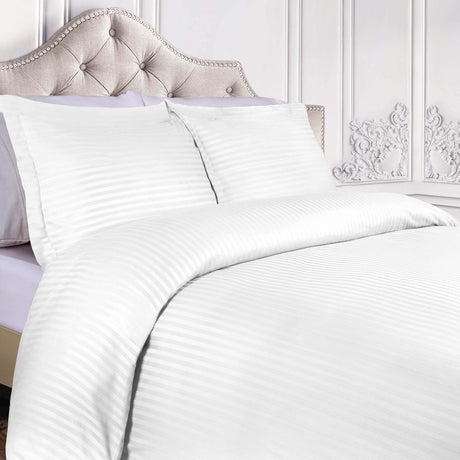 Egyptian Cotton 300 Thread Count Duvet Cover Set - Egyptian Cotton Duvet Cover Set by Superior Brand