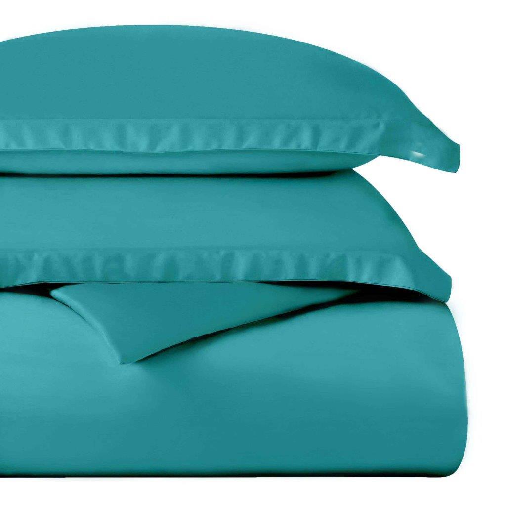 Egyptian Cotton 400 Thread Count Solid Luxury Duvet Cover Set - Egyptian Cotton Duvet Cover Set by Superior