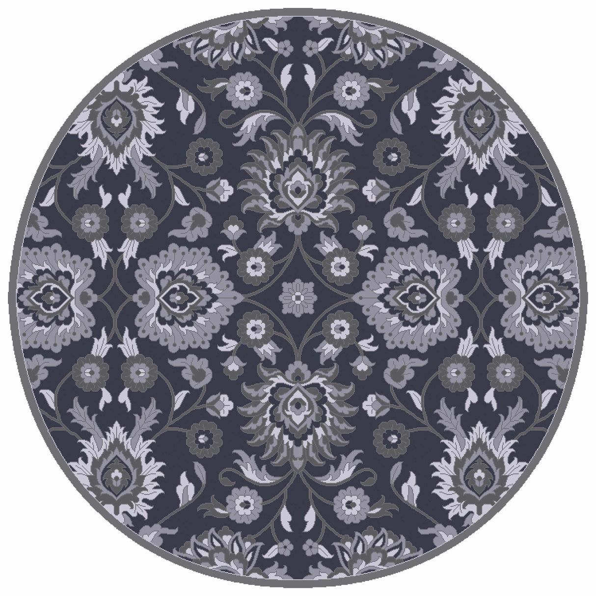 Conesus Hand Tufted Blue 1191 Area Rug - Clearance