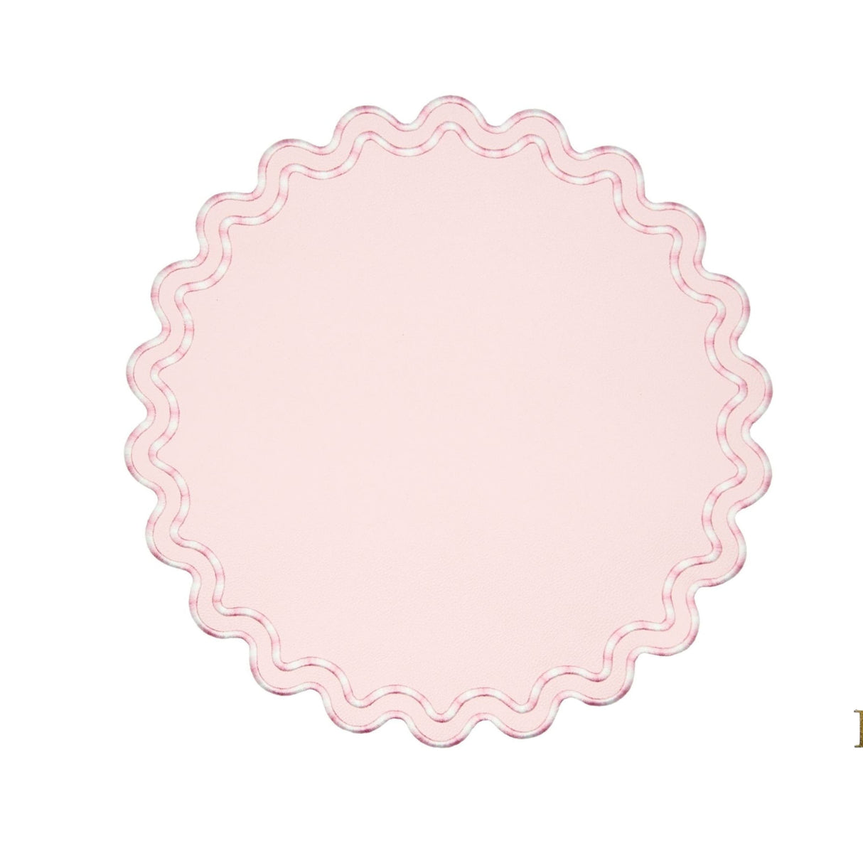 ELYSIAN PINK FAUX LEATHER PLACEMAT (Set Of 4)