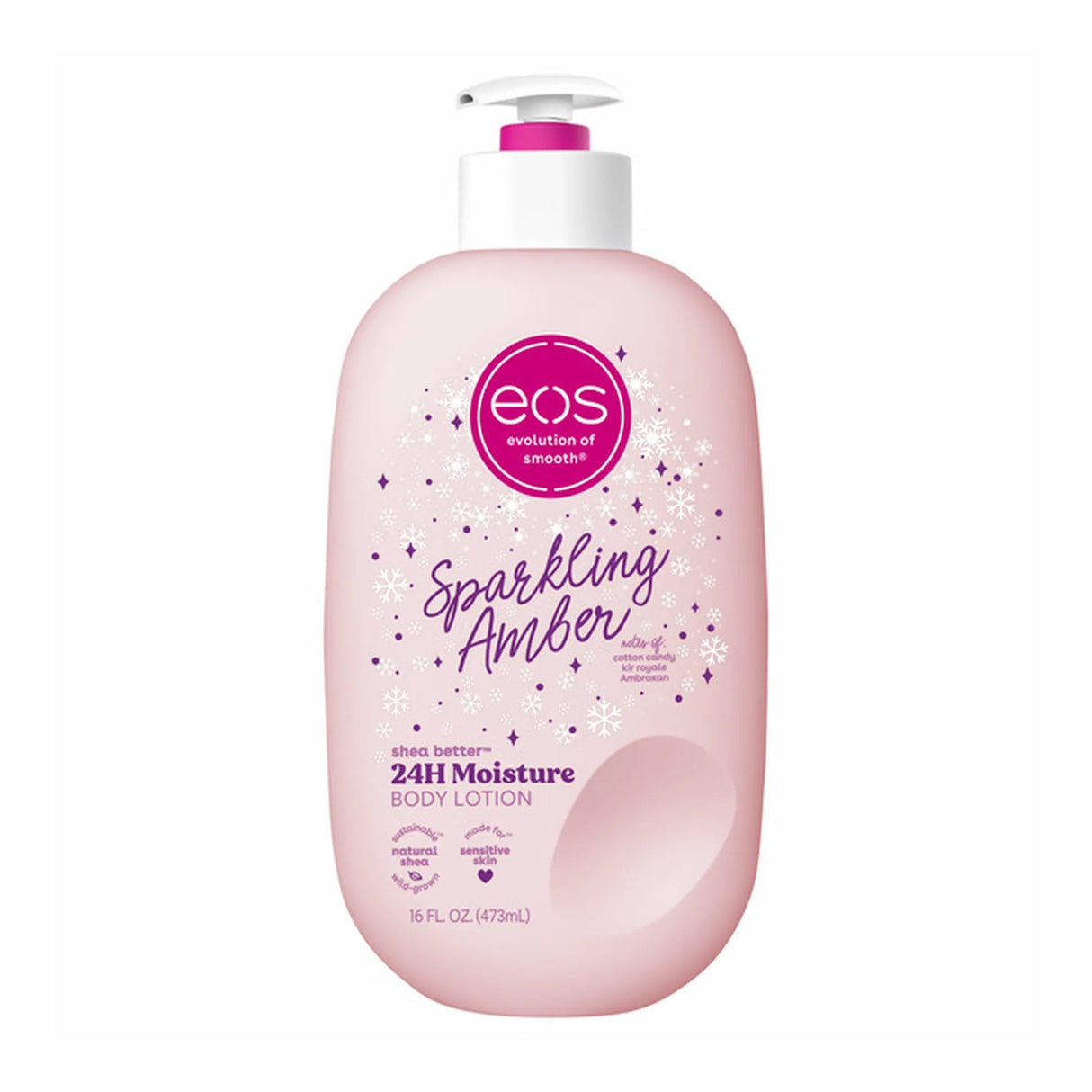 EOS Sparkling Amber Shea Better 24h Moisture Body Lotion 16 fl oz
