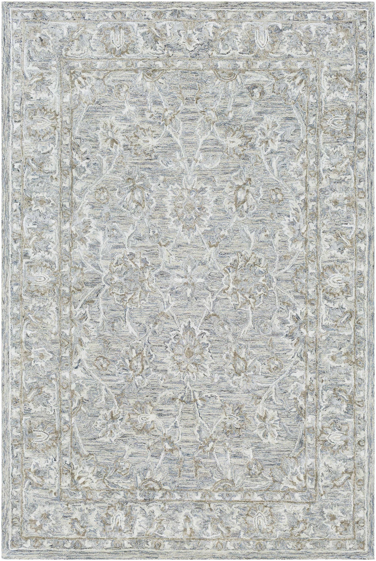 Eriline Wool & Faux Silk Rug