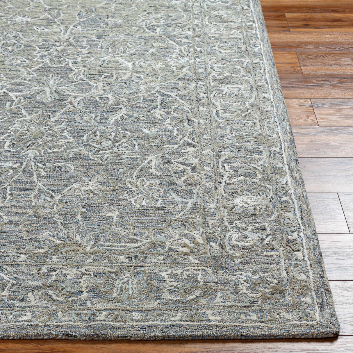 Eriline Wool & Faux Silk Rug