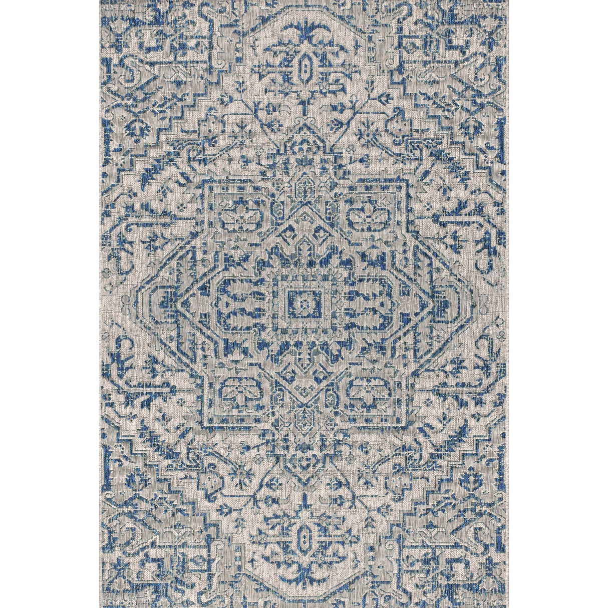 Estrella Bohemian Medallion Textured Weave Indoor/Outdoor Area Rug - Tuesday Morning - Area Rugs