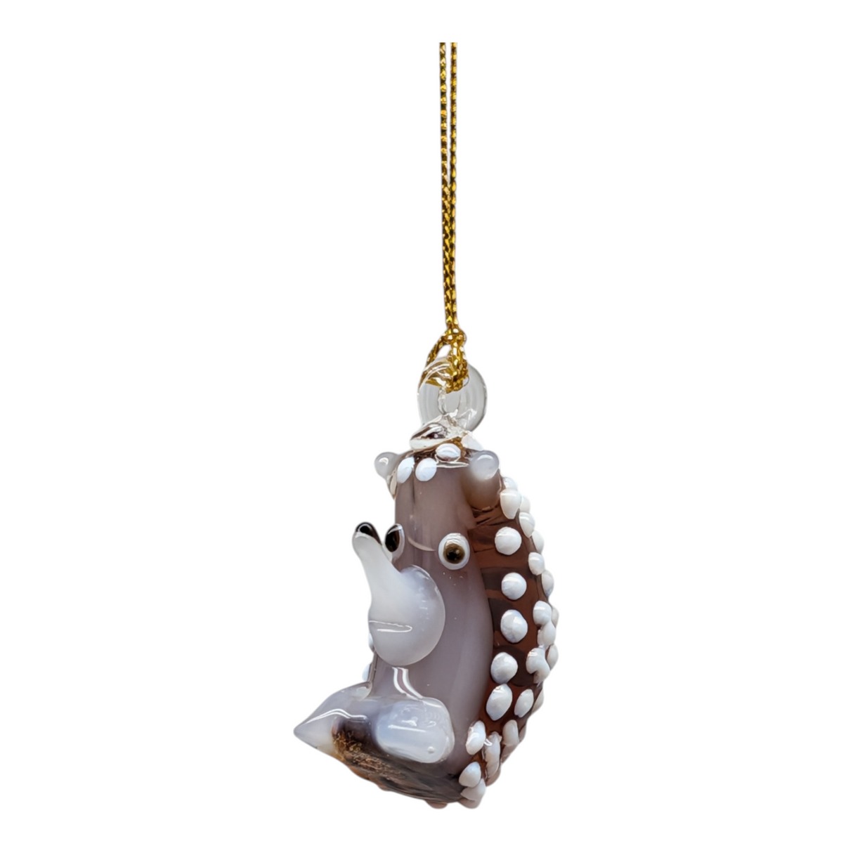 Egyptian Glass Hedgehog Ornament