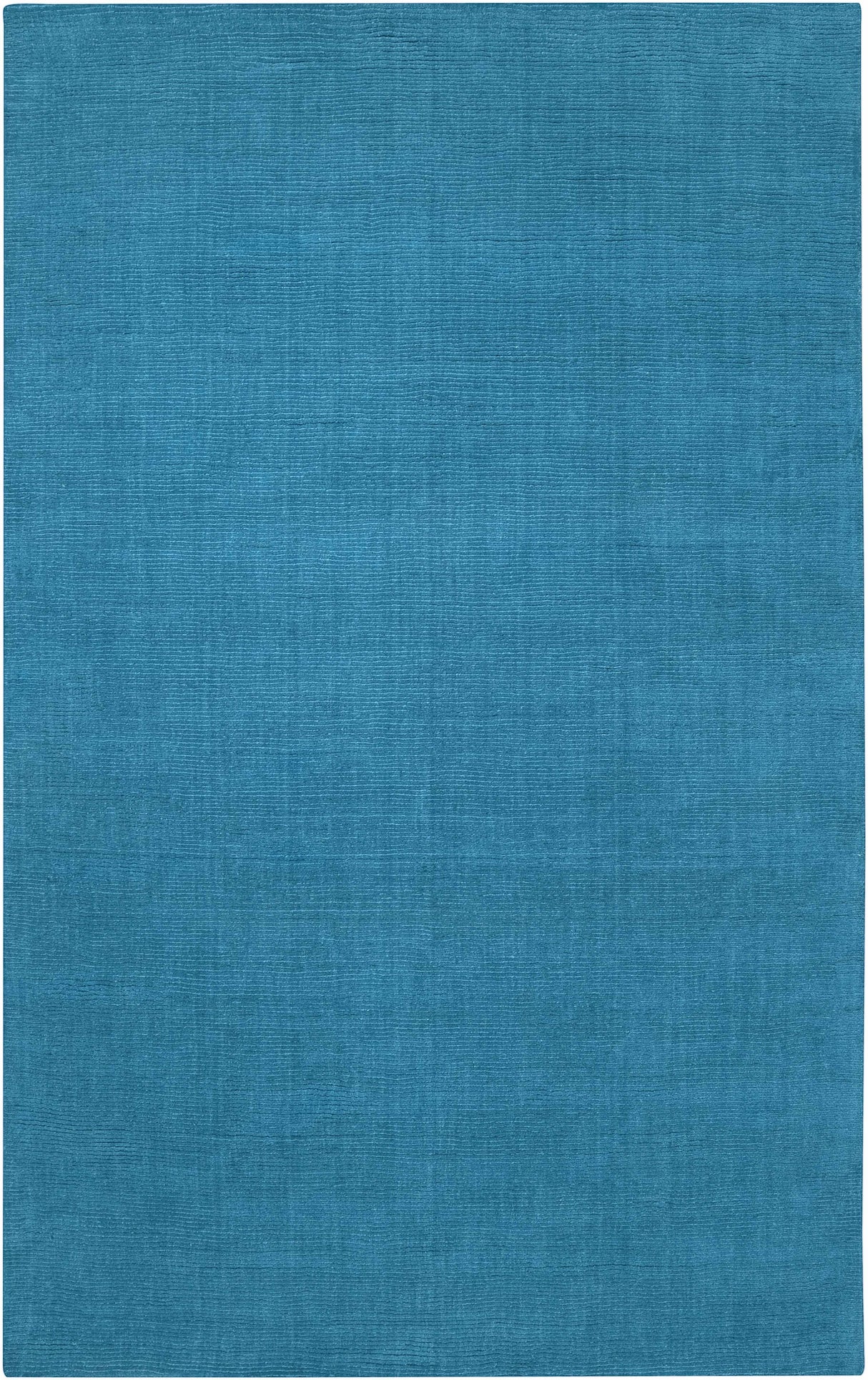 Solid Aqua Wool Carpet - Clearance