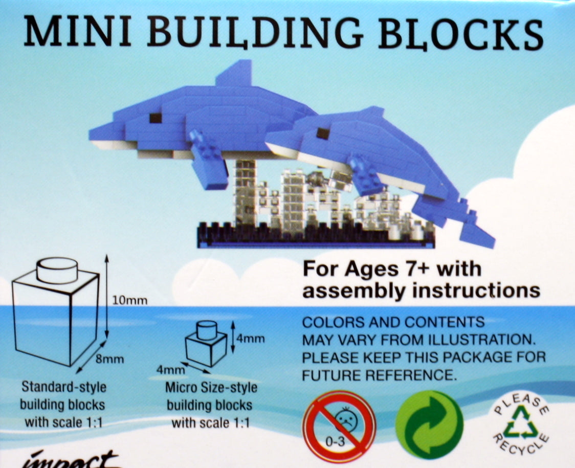 Mini Building Blocks - Dolphins