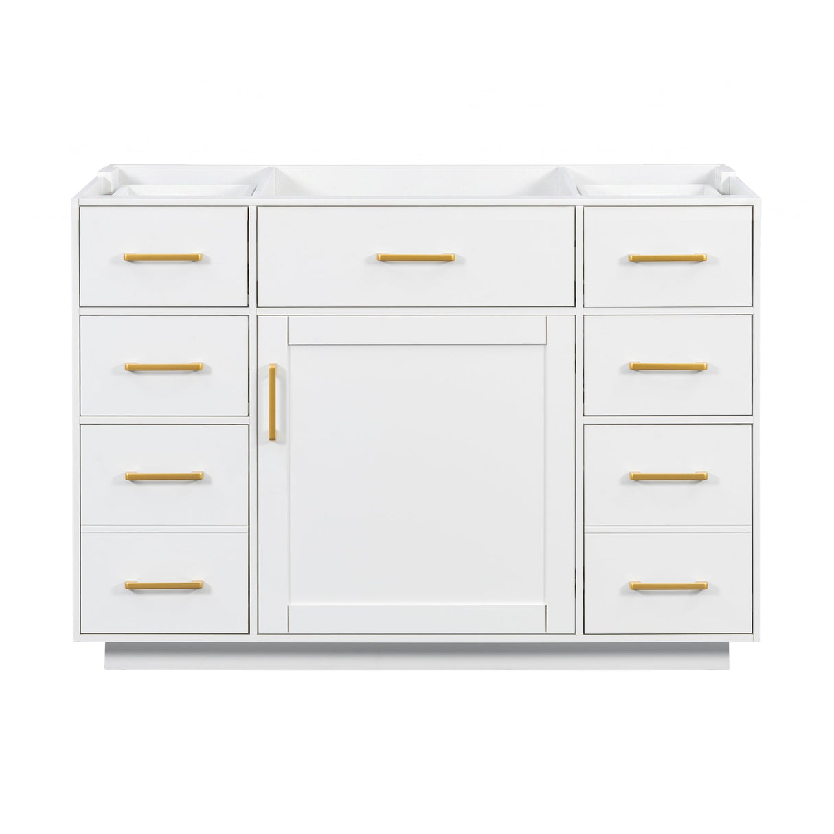 48" Bathroom Vanity without Sink, Cabinet Base Only