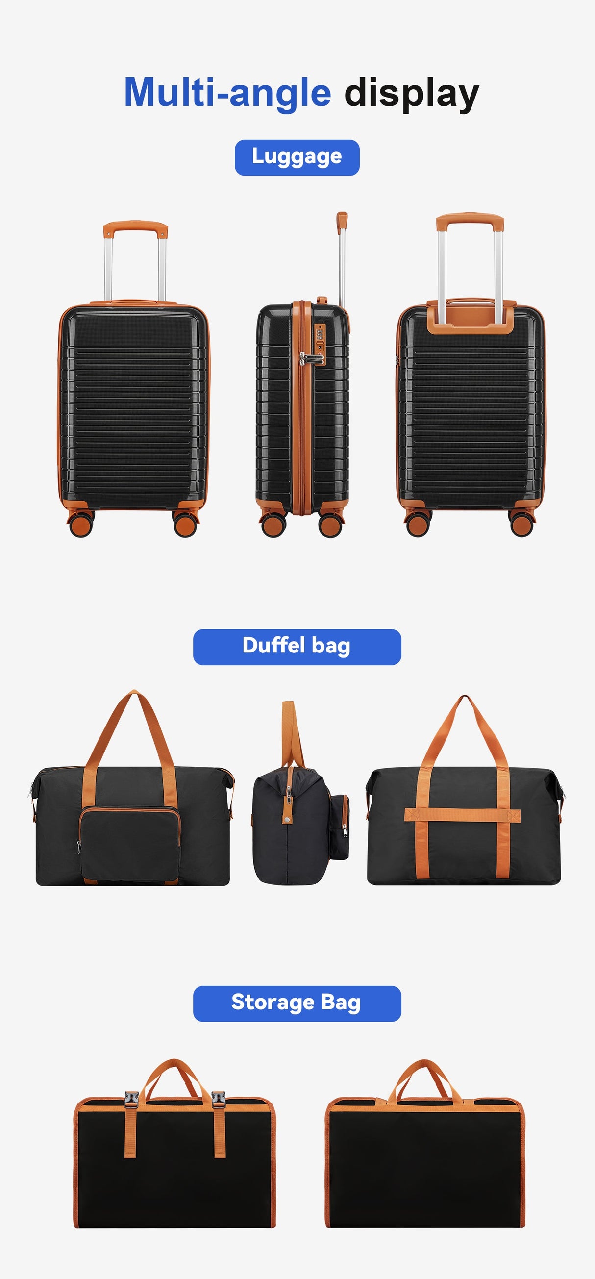 5-Piece Hardside Luggage Set
