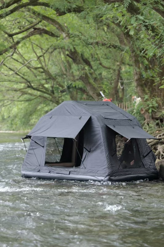 Foldable 2-3 People Amphibious Inflatable Car Roof Top Tent