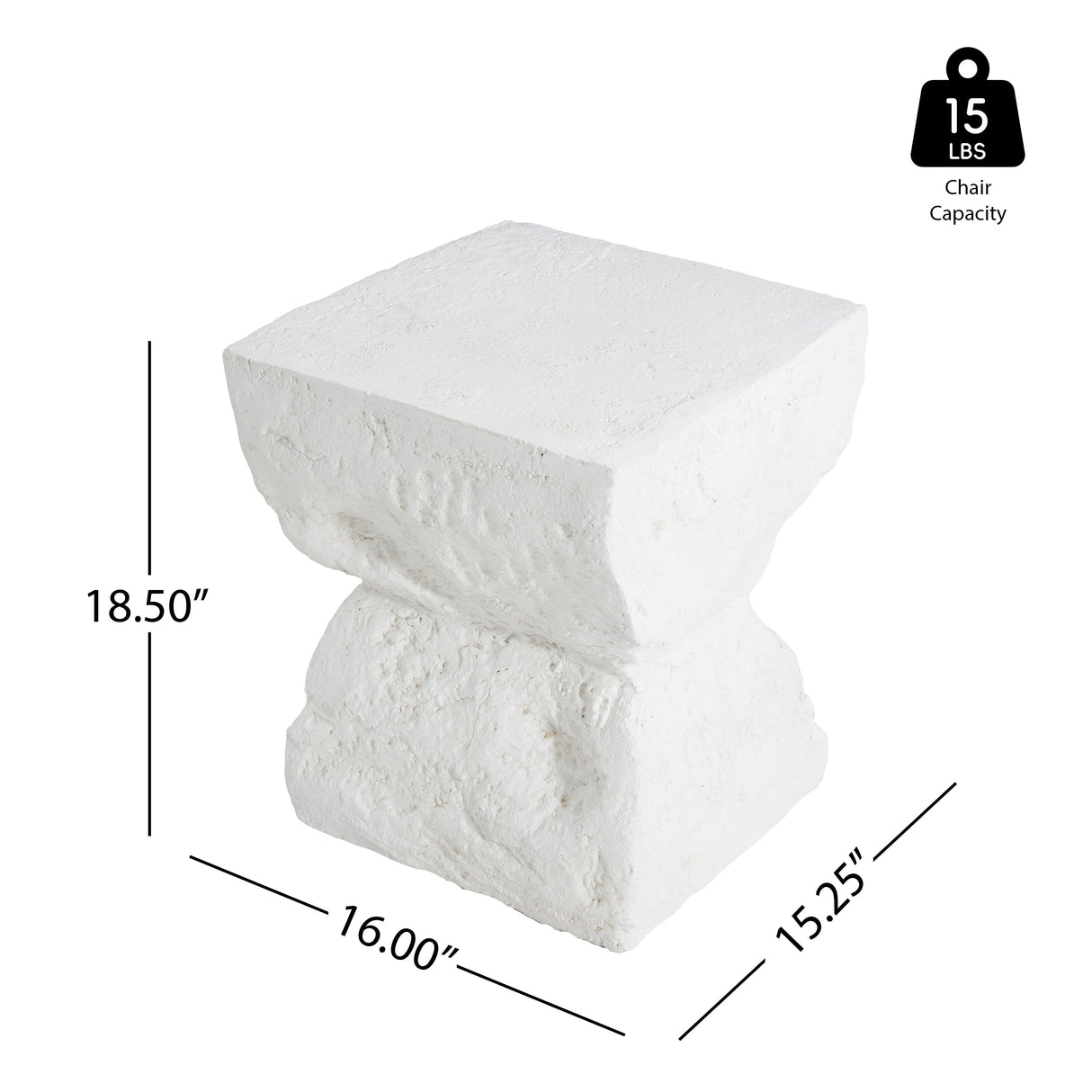 Cleo Outdoor Patio Modern Minimalist MGO Side Table