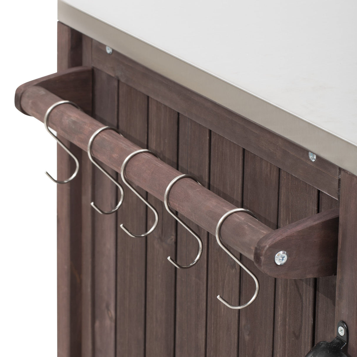 K&K 66.5' Outdoor Kitchen Island for Big Green Egg Grills