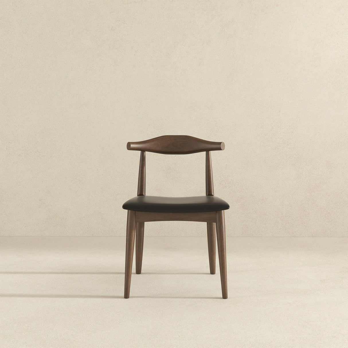 Destiny - Dining Chairs (Set of 2) - Black / Dark Brown