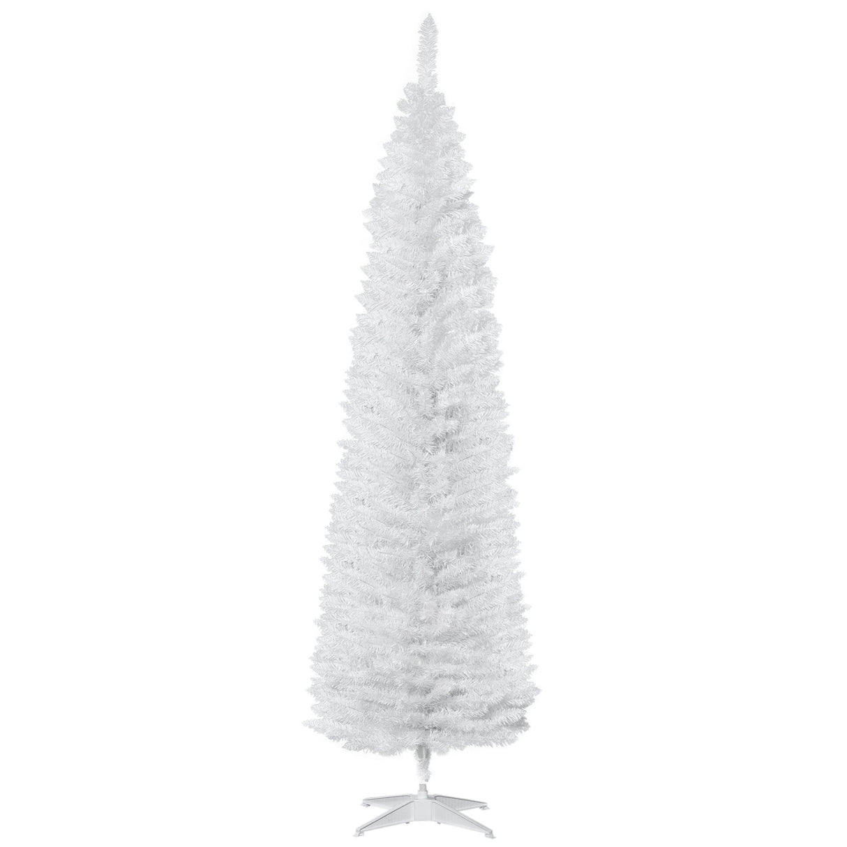 HOMCOM 7' Artificial Pencil Christmas Tree