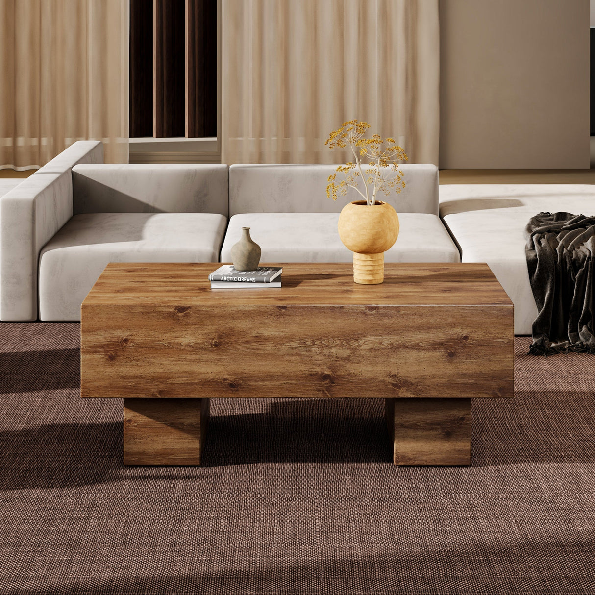 Modern Rectangular Coffee Table
