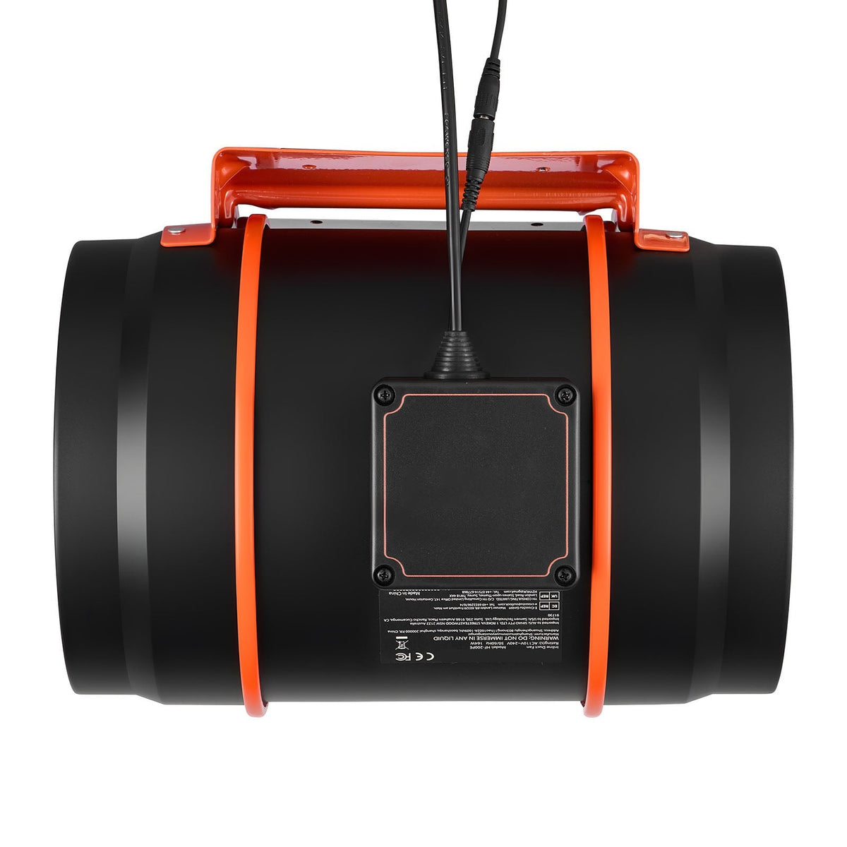 Inline Duct Fan 807 CFM 8 Inch EC Motor Ventilation Fan