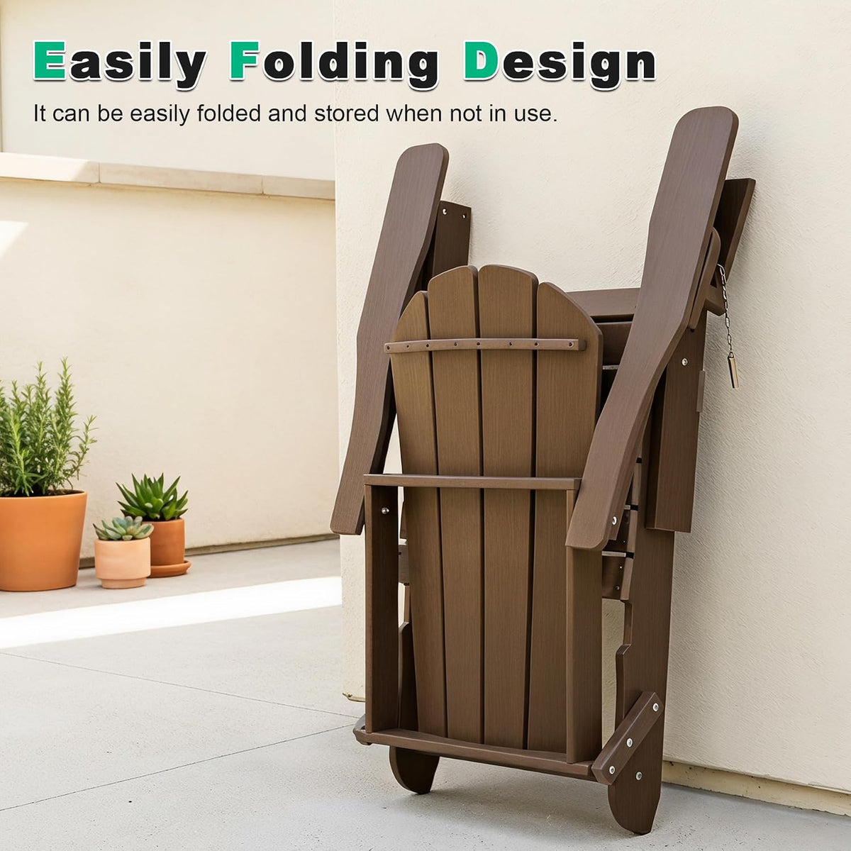 Adjustable HDPE Adirondack Chair