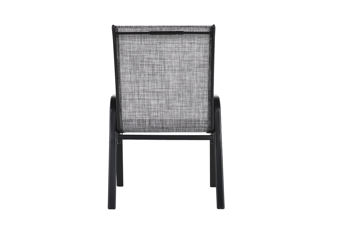 8 Piece Patio Chairs with Breathable Textilene Fabric