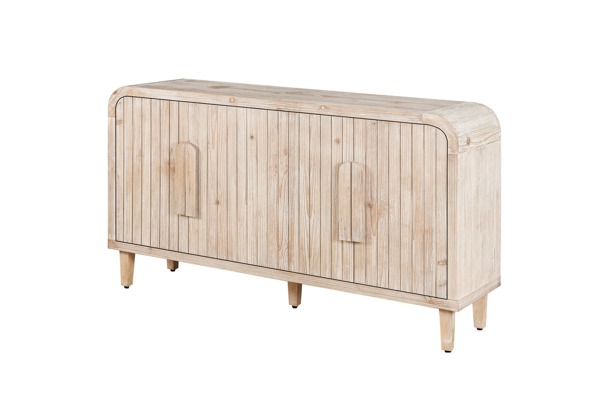 Amulette-4-Door-Sideboard-with-Curved-Edge-and-Adjustable-Shelves-Buffets-&-Sideboards