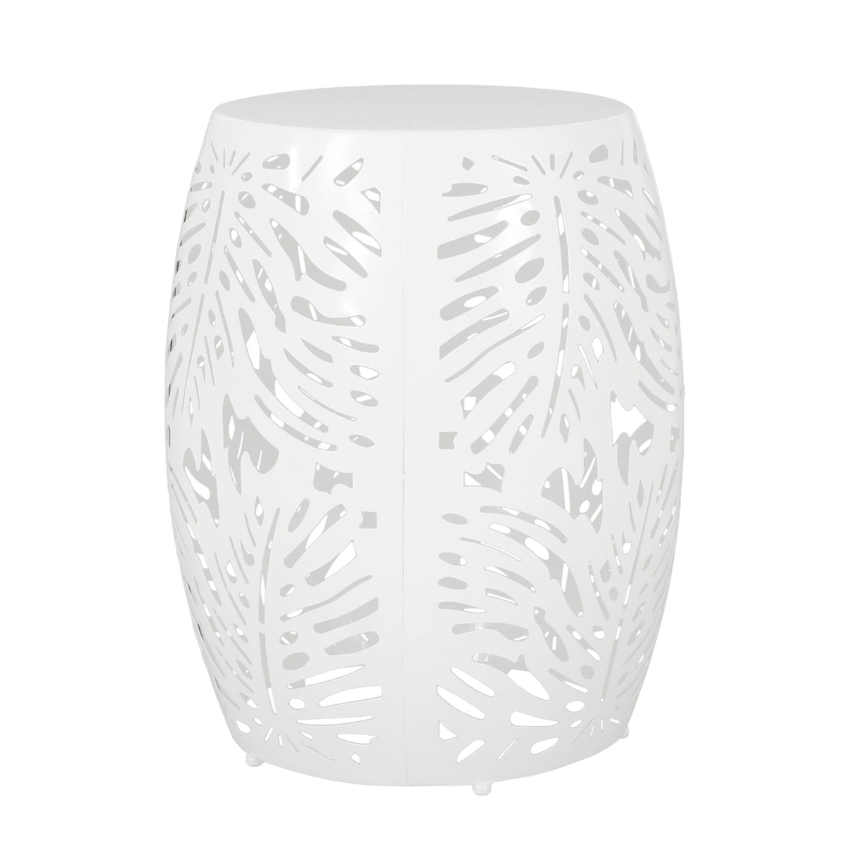 Modern Design Metal End Table, Large