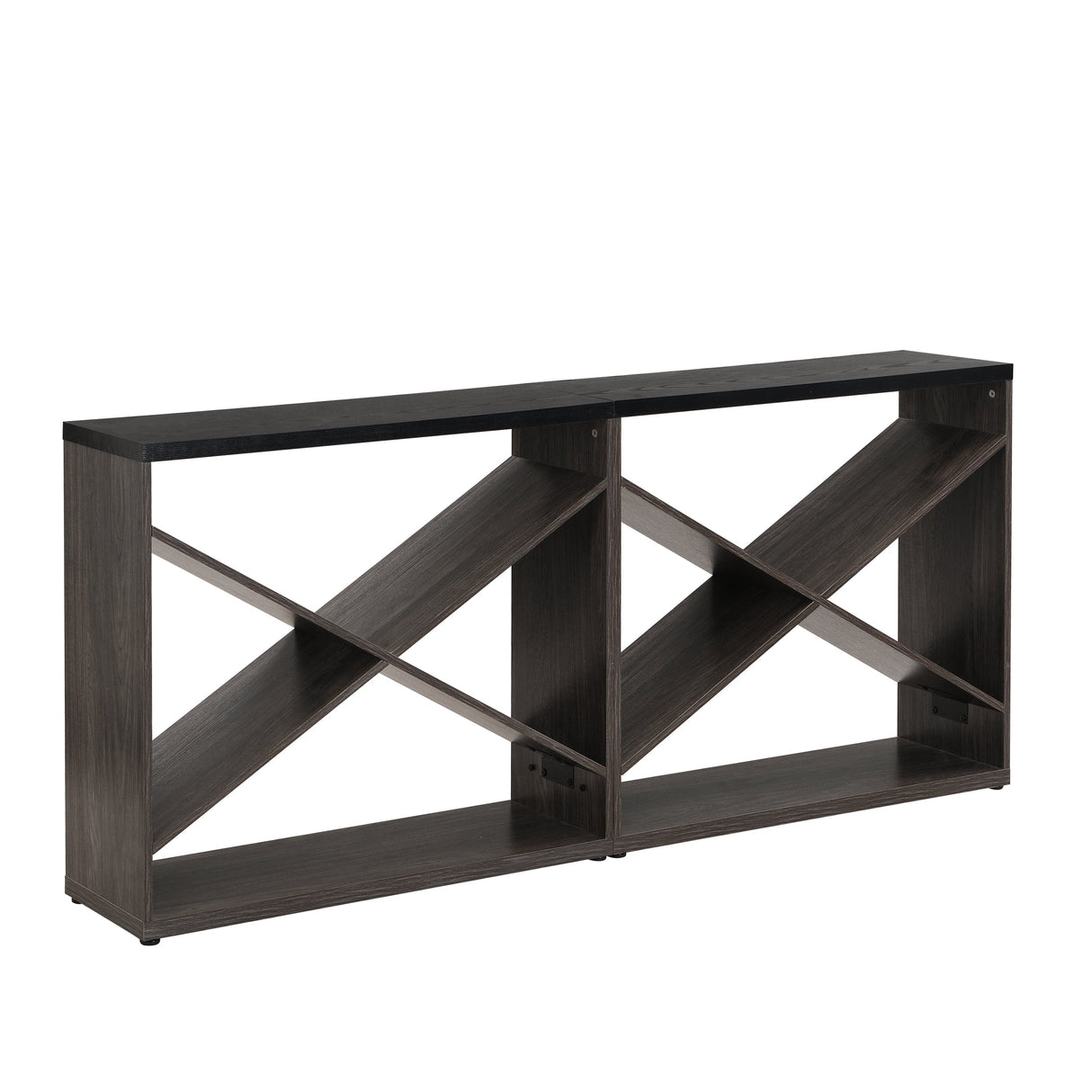 Modern X-Frame Console Table – Elegant Entryway and Office Storage