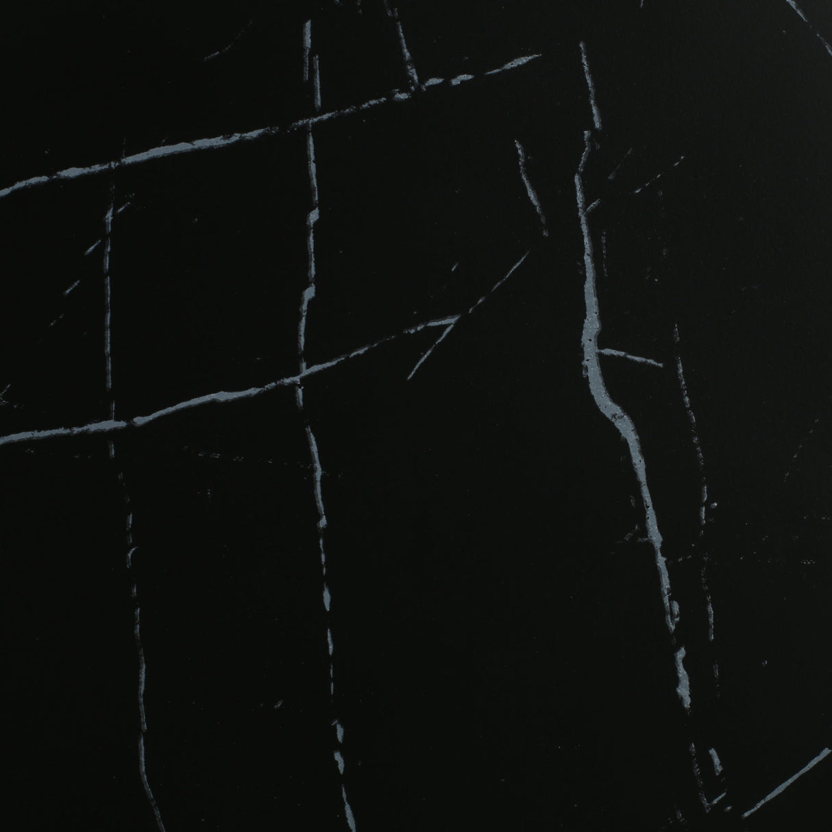 Contemporary Outdoor Lightweight Concrete MGO Side/End Table with Black Marble Finish