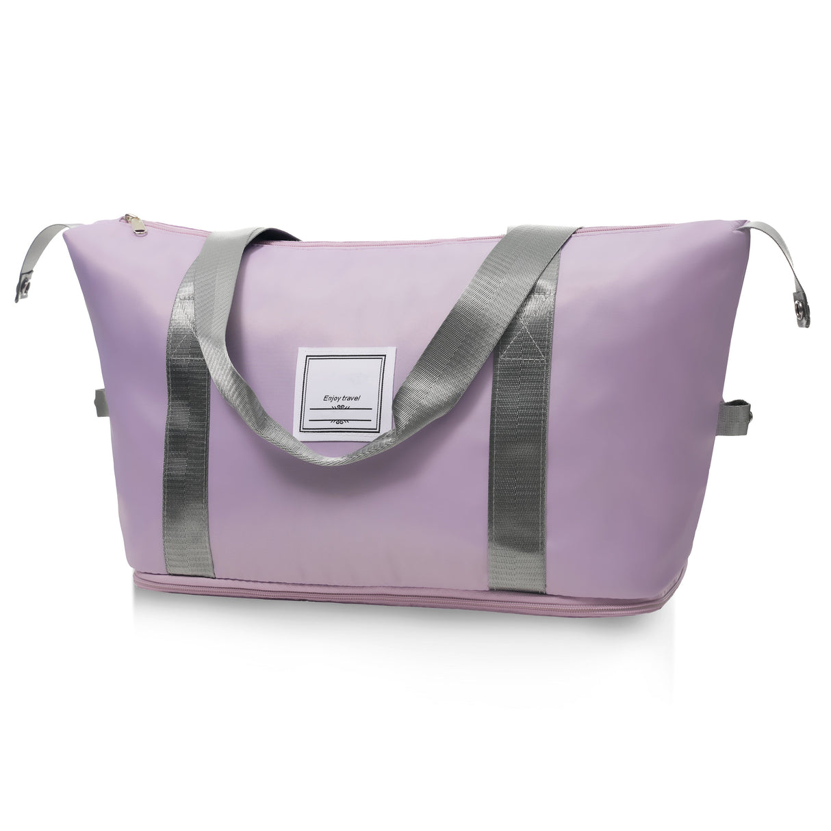 20-Inch Carry-On Suitcase with Dual Wheels and Water Bottle Holder