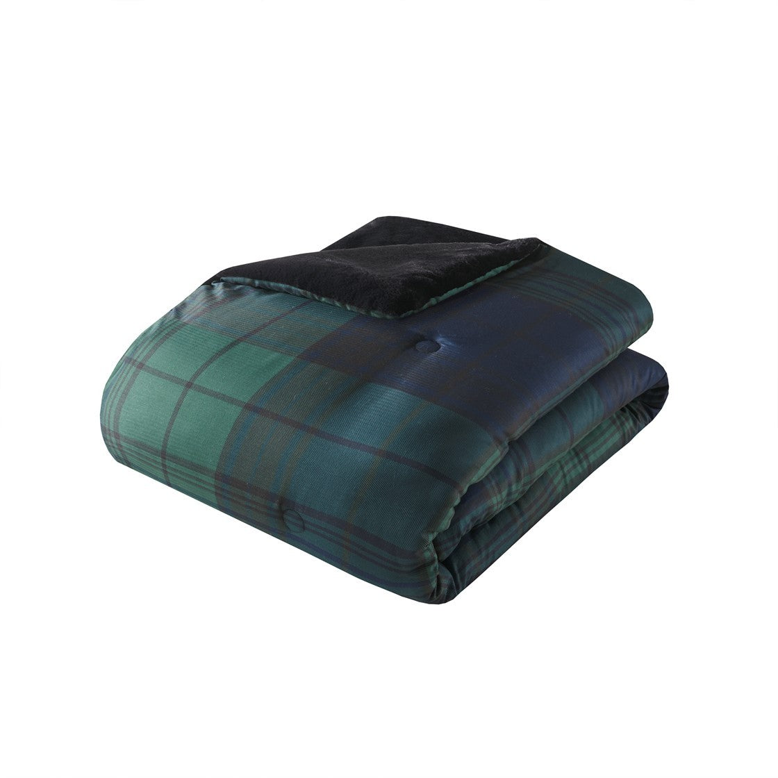 Full/Queen Faux Wool to Faux Fur Down Alternative Comforter Set