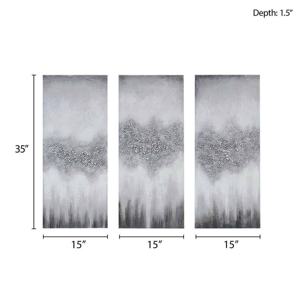 The Nocturne Cascade Triptych — From the Atelier Obscura™ Collection