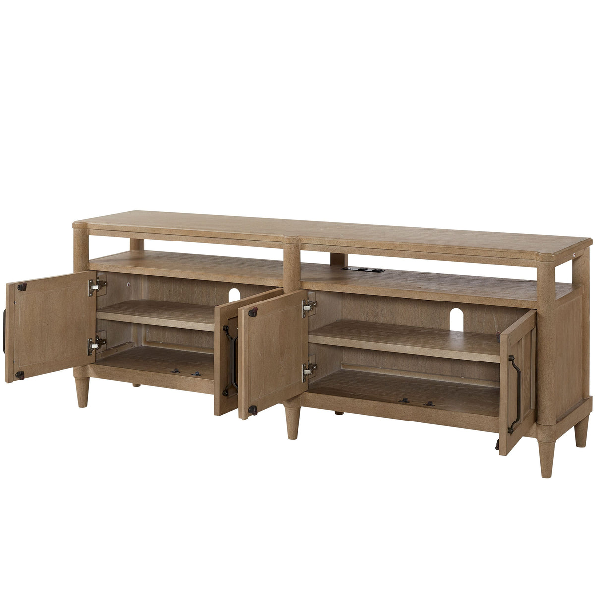 4-Door Sideboard with Open Storage