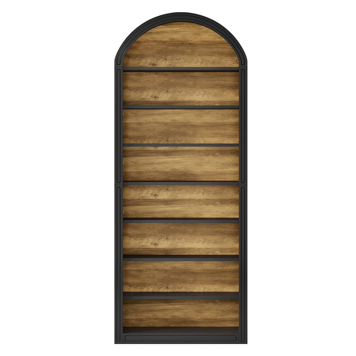 8 Tier Arched Open Display Shelving Unit For Living Room