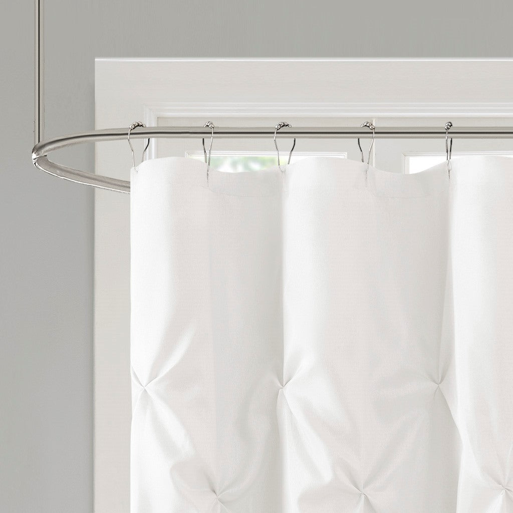 Tufted Semi-Sheer Shower Curtain