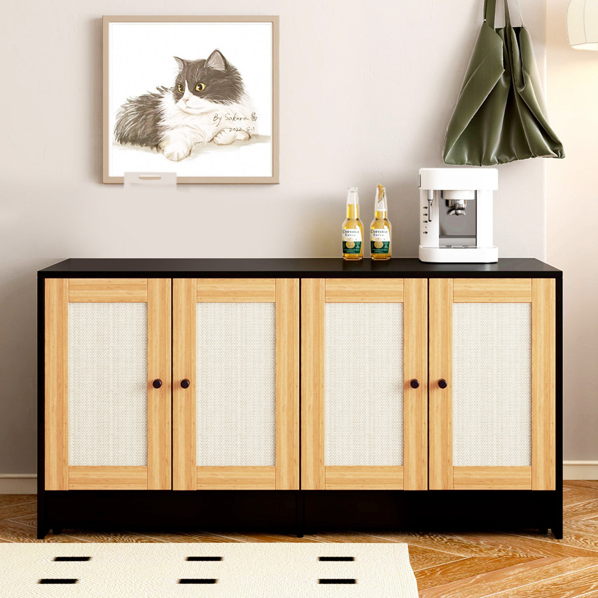 Double Litter Box Enclosure for Cats