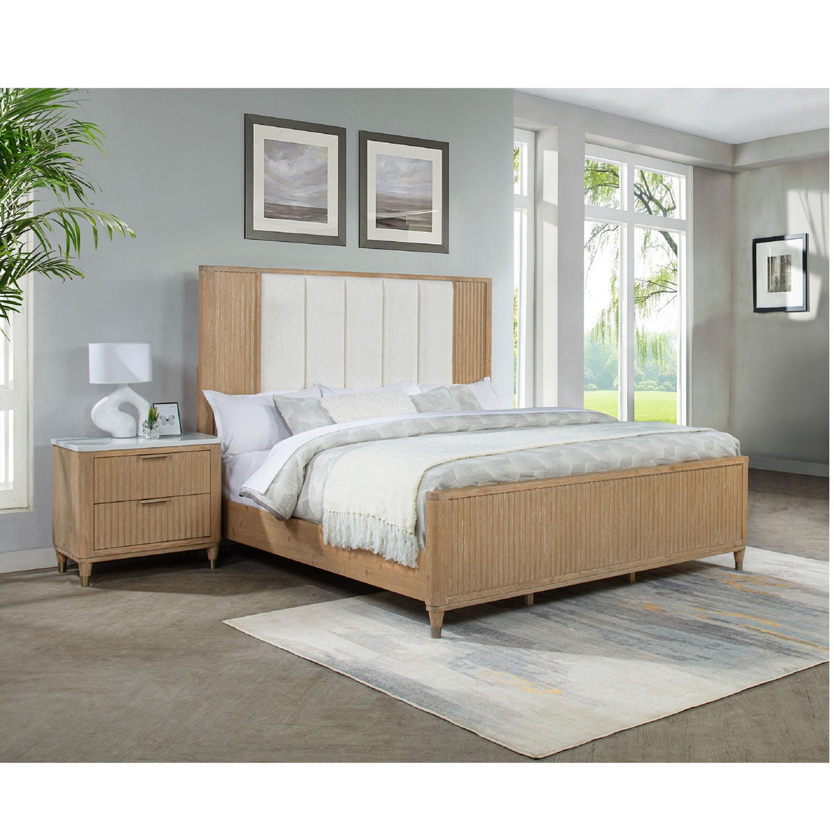 High Headboard Bed