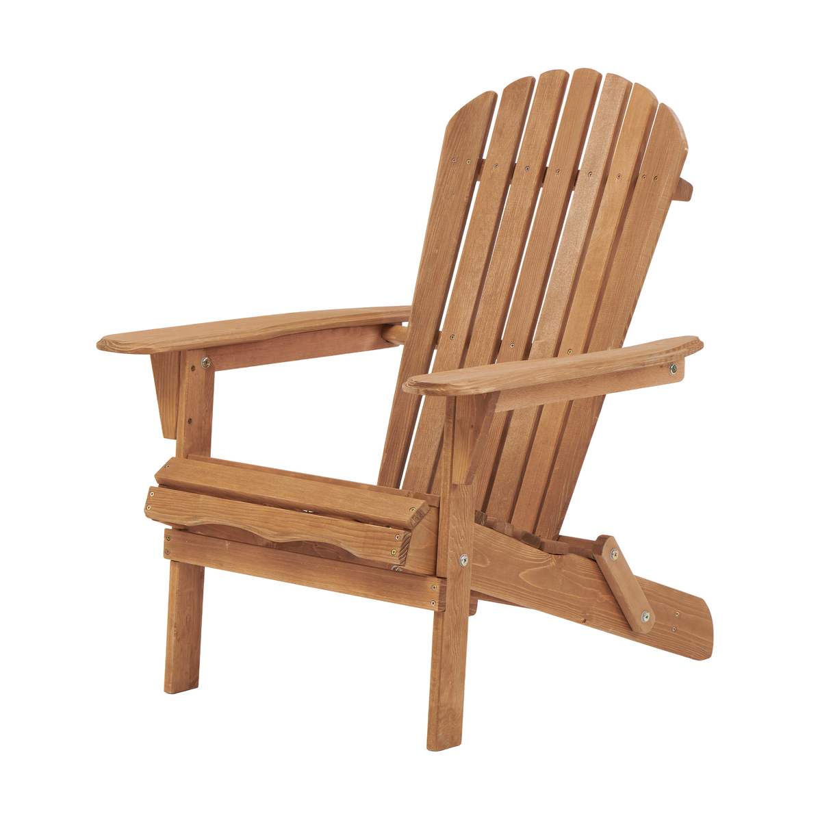Outdoor Wooden Folding Adirondack Chair Set of 2